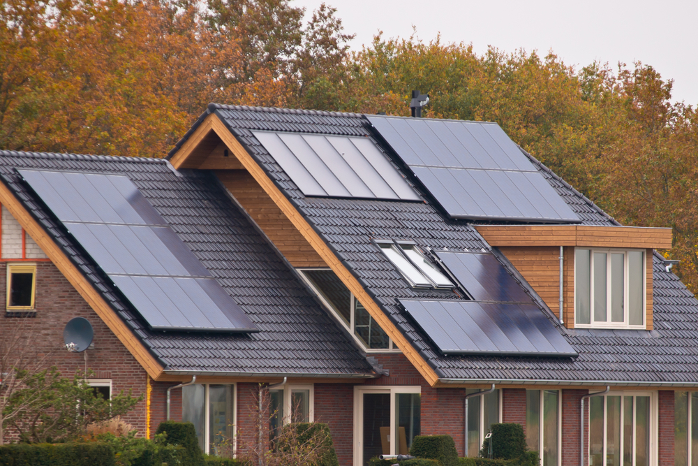 Panneaux photovoltaique sur le toit